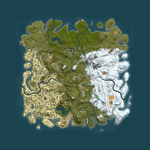 Rust map seed 47518182, 5500x5500m top-down preview