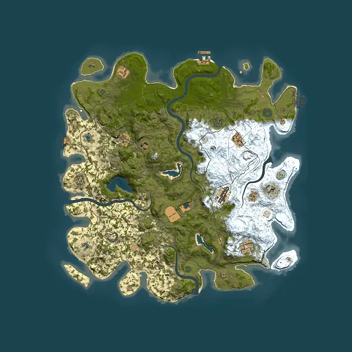 Rust map seed 2081825353, 4500x4500m top-down preview