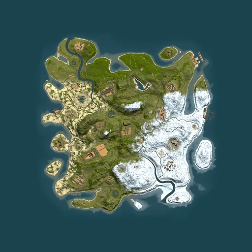 Rust map seed 337009417, 4000x4000m top-down preview