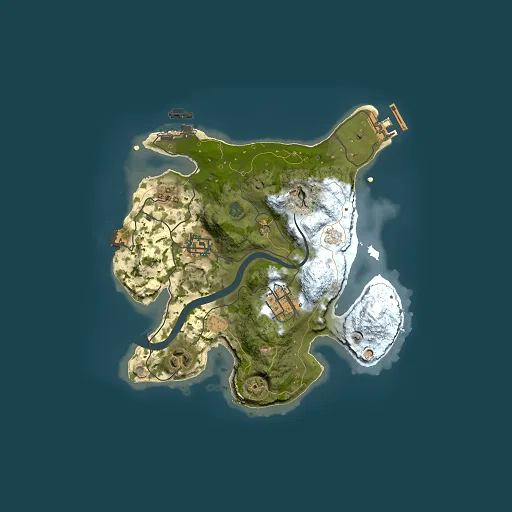 Rust map seed 1177093105, 2500x2500m top-down preview