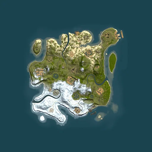 Rust map seed 899013784, 3000x3000m top-down preview