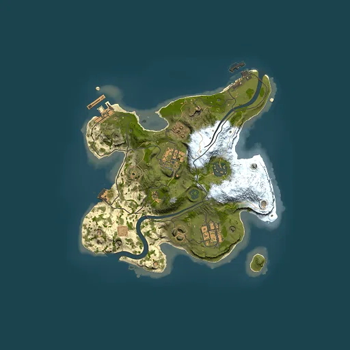 Rust map seed 181395348, 2500x2500m top-down preview