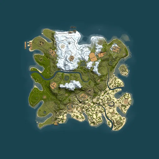 Rust map seed 2059157334, 3500x3500m top-down preview