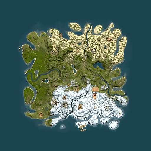 Rust map seed 1524929430, 4500x4500m top-down preview