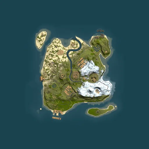 Rust map seed 20935073, 2500x2500m top-down preview