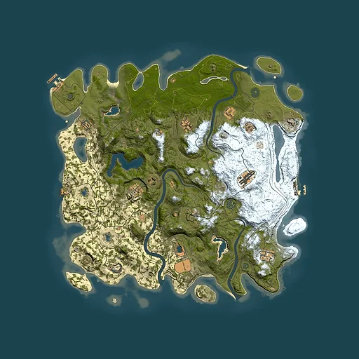 Rust map seed 554400041, 4500x4500m top-down preview