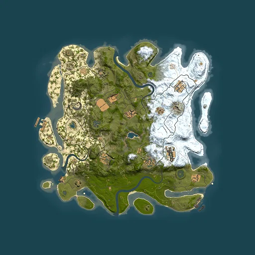 Rust map seed 858199017, 4000x4000m top-down preview