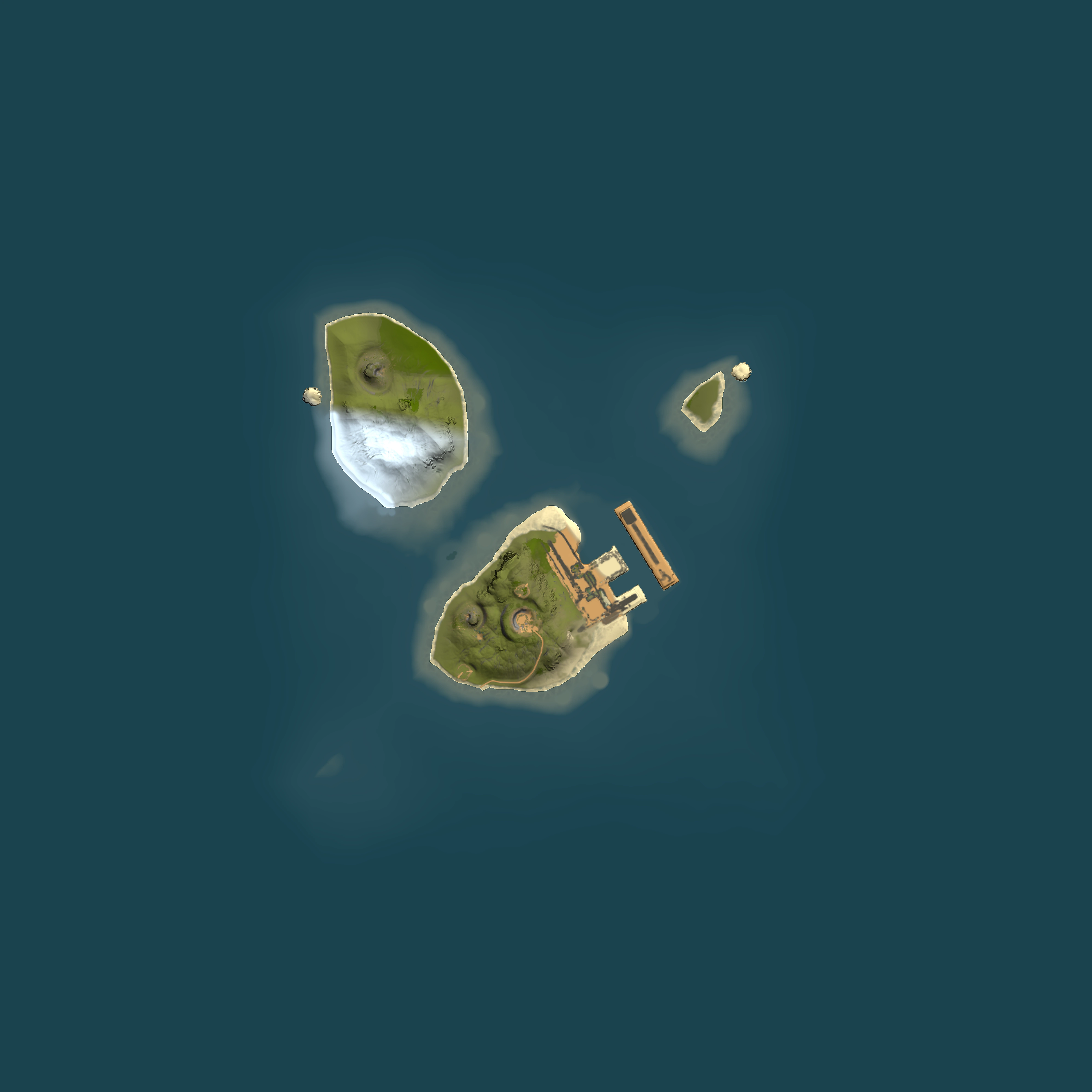 Full top-down render of Rust map seed 2131758628, 1500x1500m