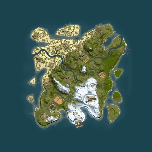 Rust map seed 1943378396, 3500x3500m top-down preview