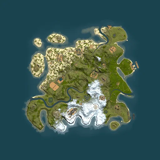Rust map seed 1102581168, 3500x3500m top-down preview