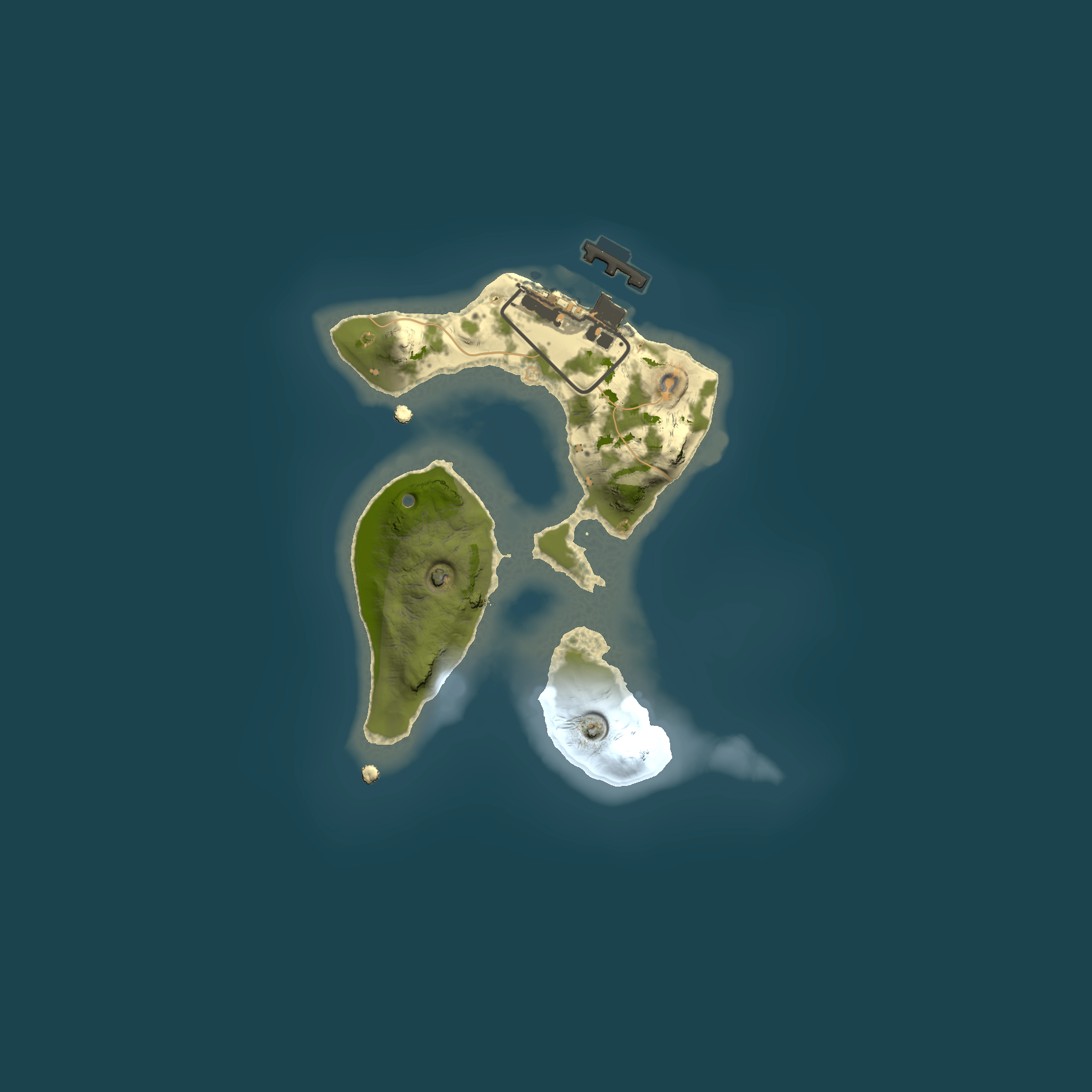 Full top-down render of Rust map seed 393347532, 1500x1500m