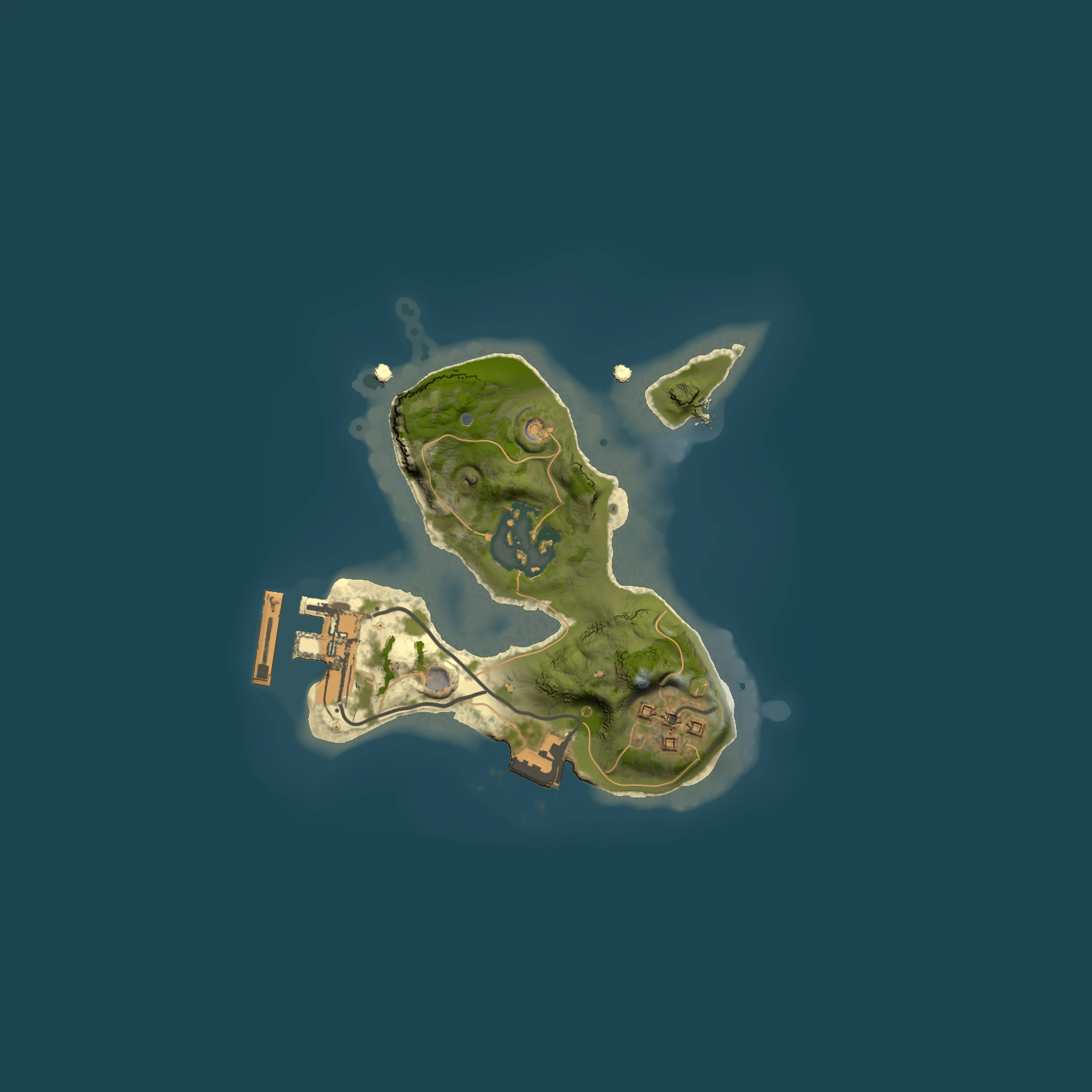 Full top-down render of Rust map seed 406370062, 1500x1500m