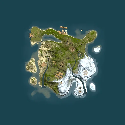 Rust map seed 1919006244, 2500x2500m top-down preview