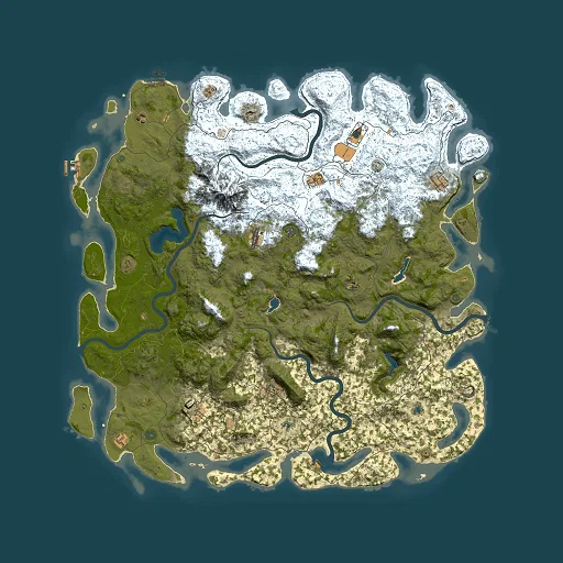 Rust map seed 1885673415, 6000x6000m top-down preview