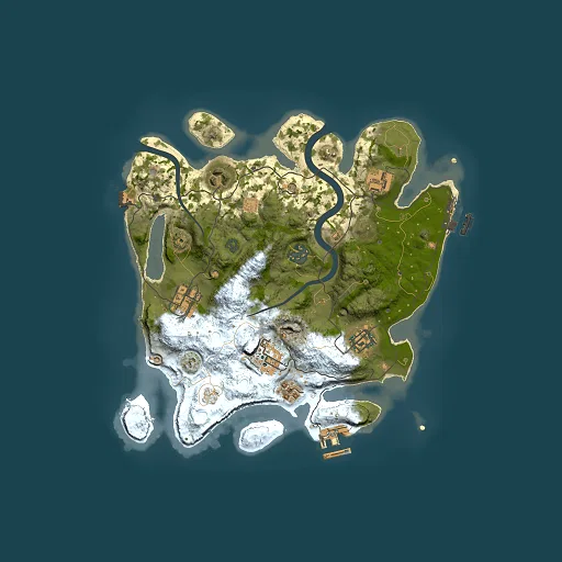 Rust map seed 512478402, 3000x3000m top-down preview
