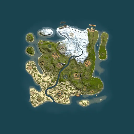 Rust map seed 1130926497, 3000x3000m top-down preview