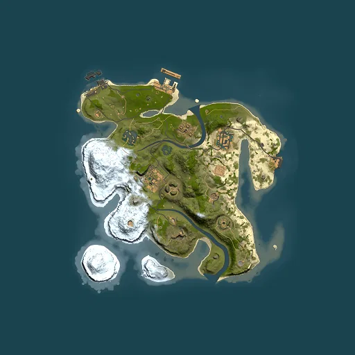 Rust map seed 384934559, 2500x2500m top-down preview
