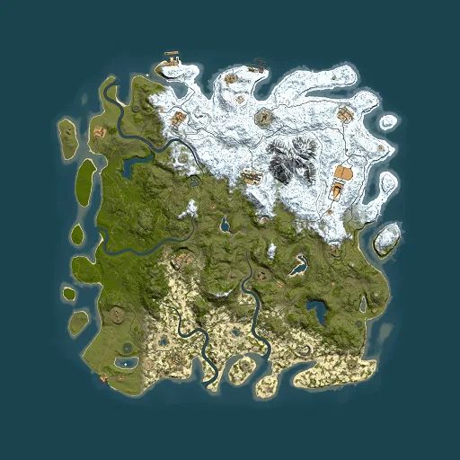 Rust map seed 396772149, 5500x5500m top-down preview