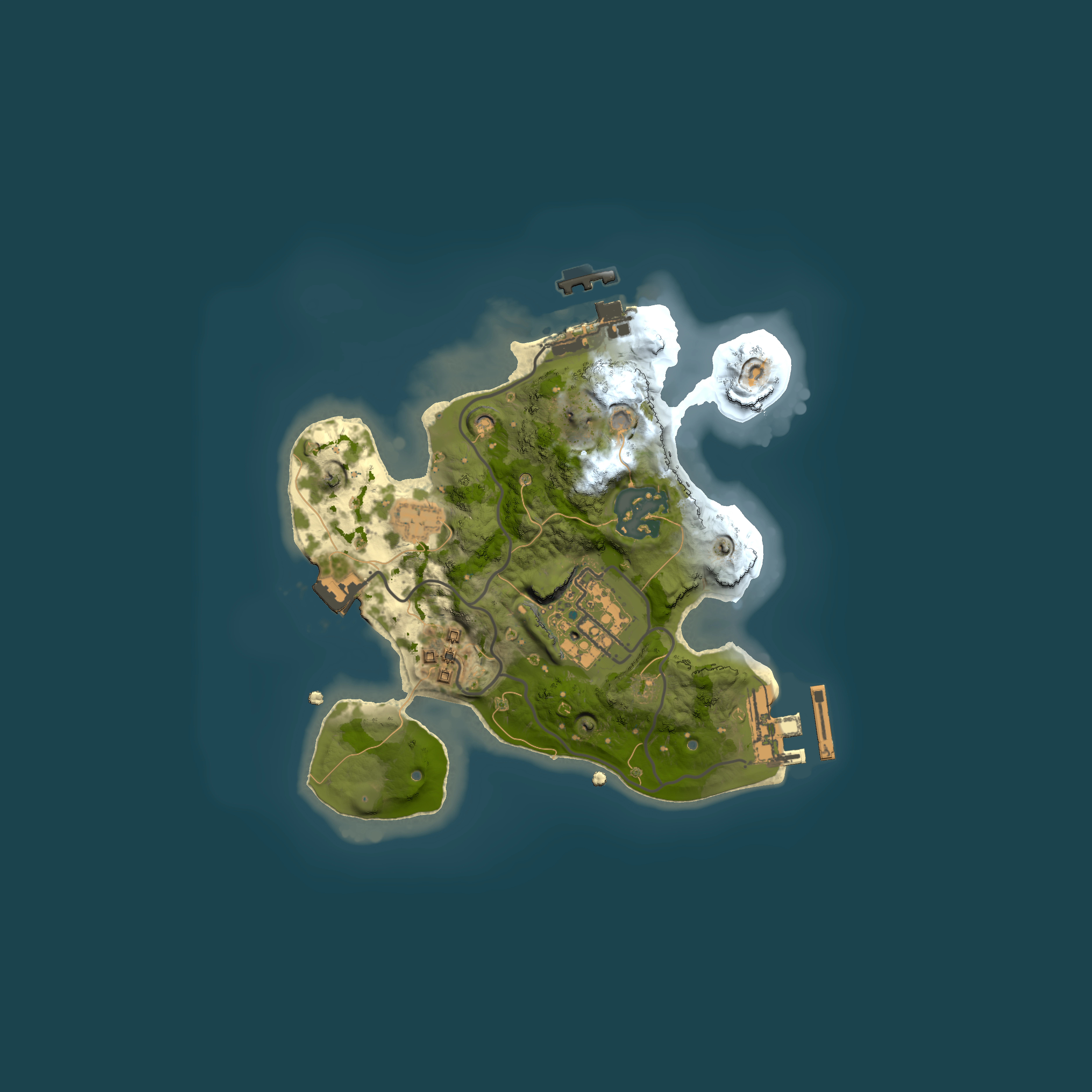 Full top-down render of Rust map seed 1751910747, 2000x2000m