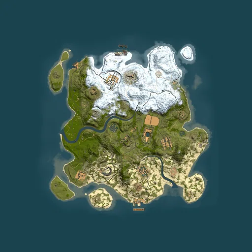 Rust map seed 1888753159, 3500x3500m top-down preview