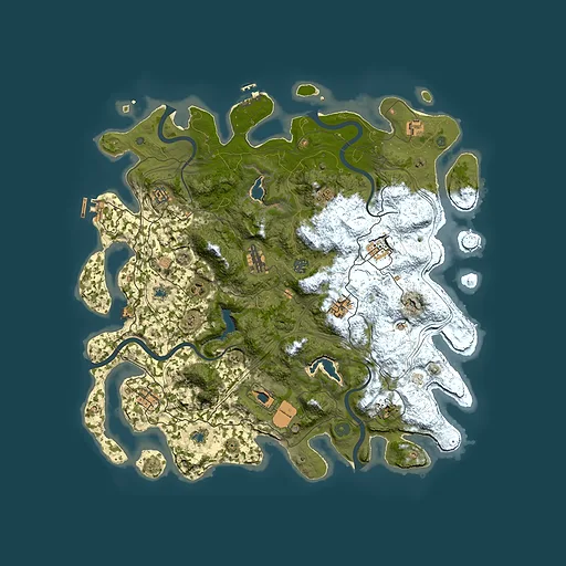 Rust map seed 1334112392, 4500x4500m top-down preview