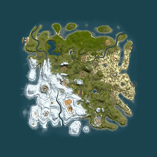 Rust map seed 1029561894, 4500x4500m top-down preview