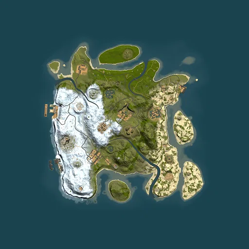 Rust map seed 1778735202, 3000x3000m top-down preview