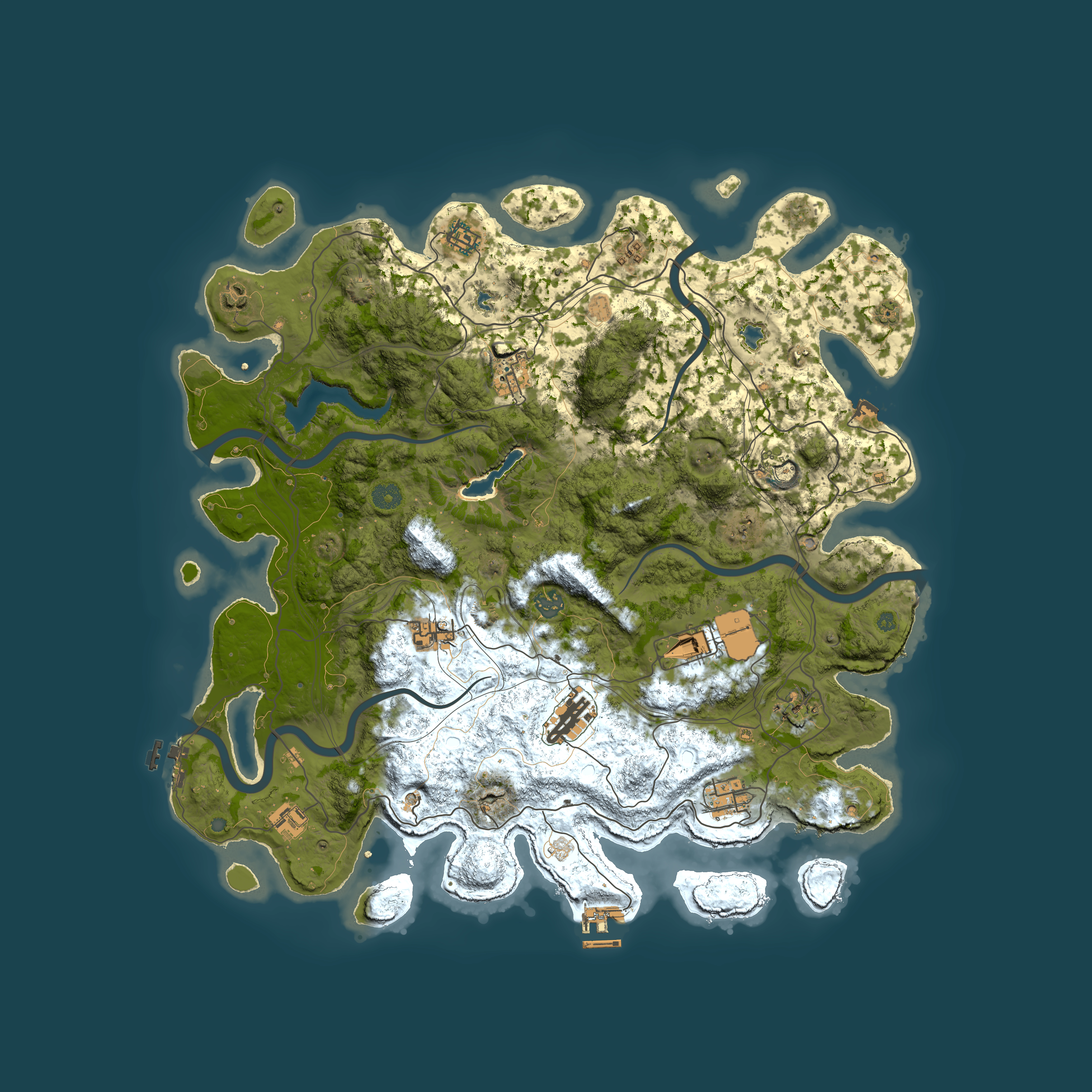 Full top-down render of Rust map seed 1346515165, 4500x4500m