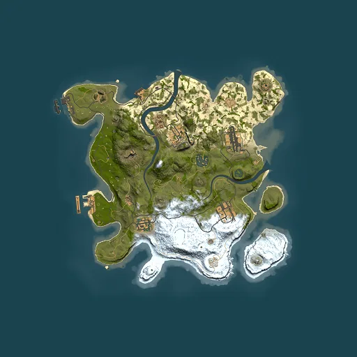 Rust map seed 802391411, 3000x3000m top-down preview