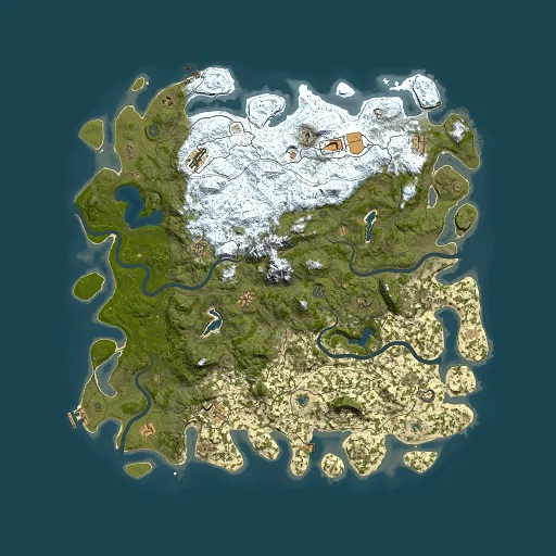 Rust map seed 593029524, 5500x5500m top-down preview