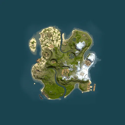 Rust map seed 247588885, 2500x2500m top-down preview