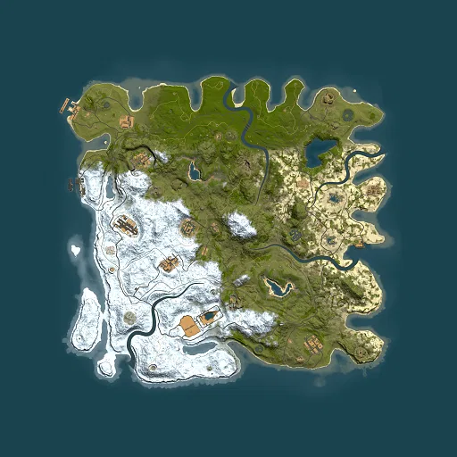 Rust map seed 528323447, 4500x4500m top-down preview