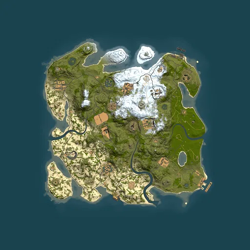 Rust map seed 936351419, 3500x3500m top-down preview