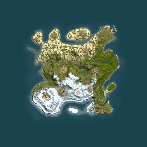 Rust map seed 1528276471, 3000x3000m top-down preview
