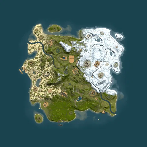 Rust map seed 507295430, 4000x4000m top-down preview