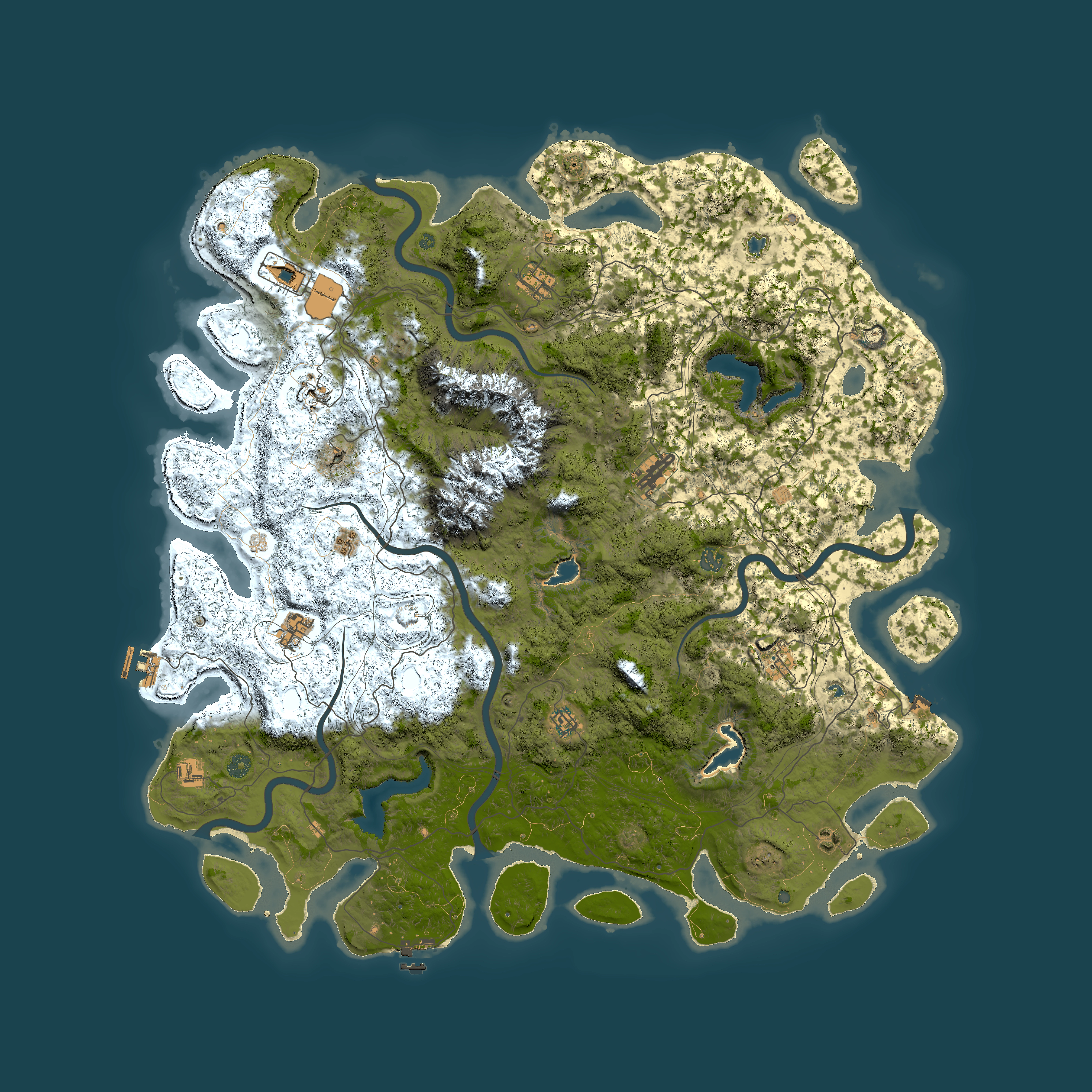 Full top-down render of Rust map seed 844064835, 5500x5500m