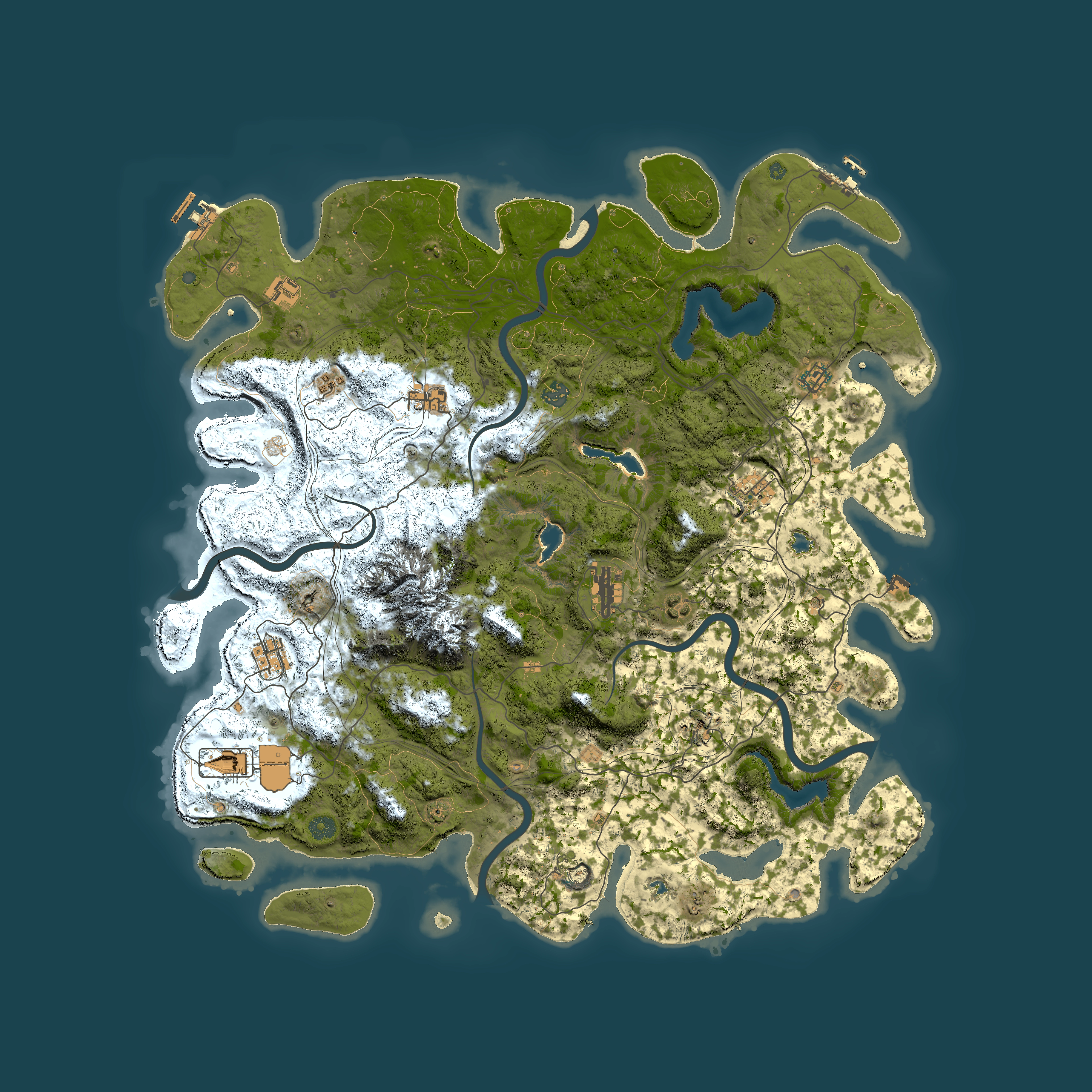 Full top-down render of Rust map seed 1014914603, 5000x5000m