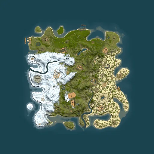 Rust map seed 1083615245, 4000x4000m top-down preview