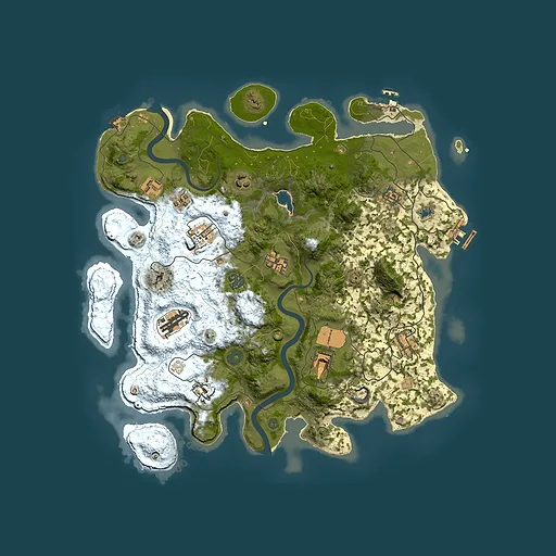 Rust map seed 1854937043, 4000x4000m top-down preview