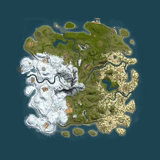 Rust map seed 1904104946, 5000x5000m top-down preview