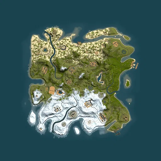 Rust map seed 1604531539, 4000x4000m top-down preview