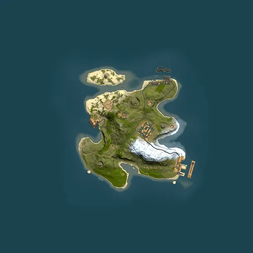 Rust map seed 2126424820, 2000x2000m top-down preview