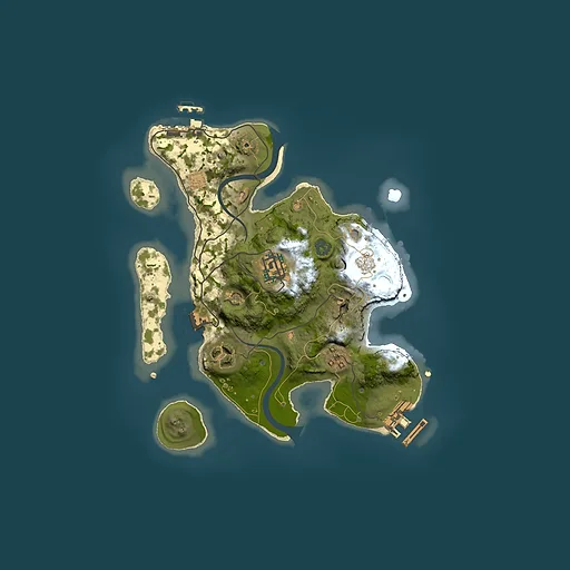 Rust map seed 1094265856, 2500x2500m top-down preview