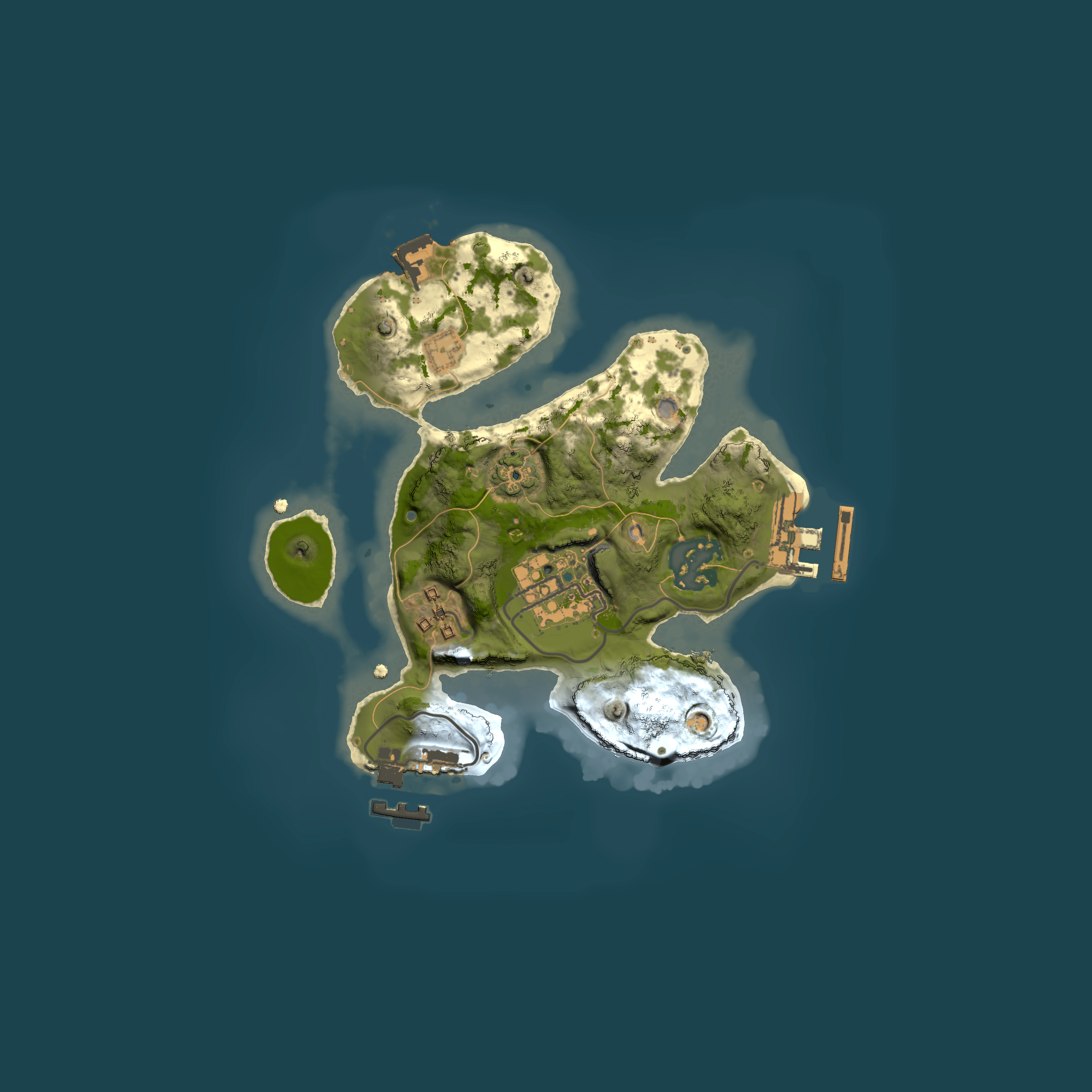Full top-down render of Rust map seed 443365104, 2000x2000m