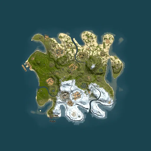 Rust map seed 716207015, 3000x3000m top-down preview