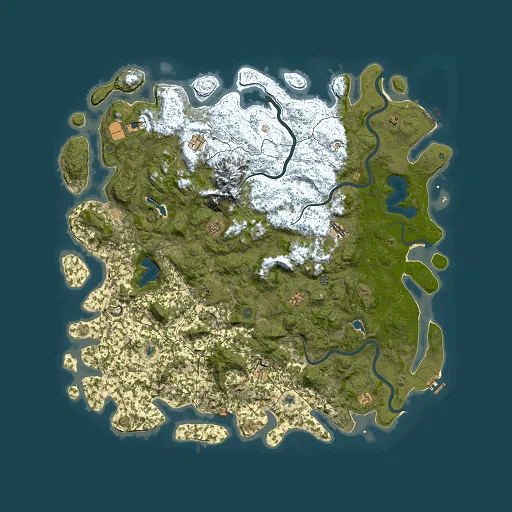 Rust map seed 1952104701, 6000x6000m top-down preview