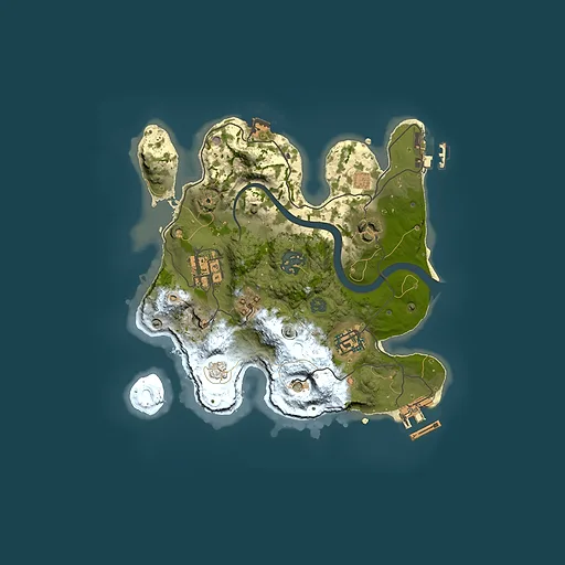 Rust map seed 450903122, 2500x2500m top-down preview