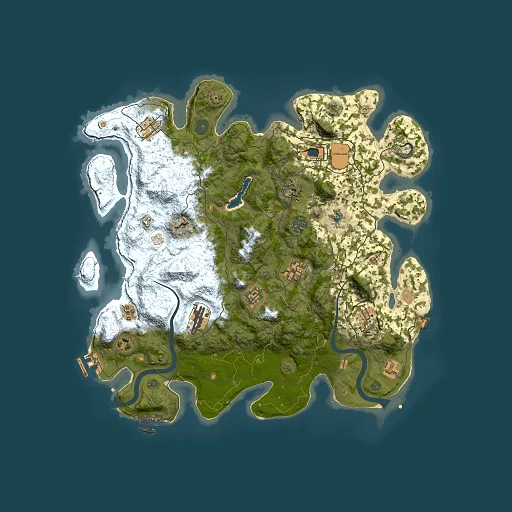 Rust map seed 591570844, 4000x4000m top-down preview