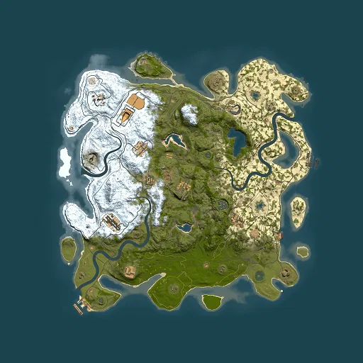 Rust map seed 961533978, 4500x4500m top-down preview