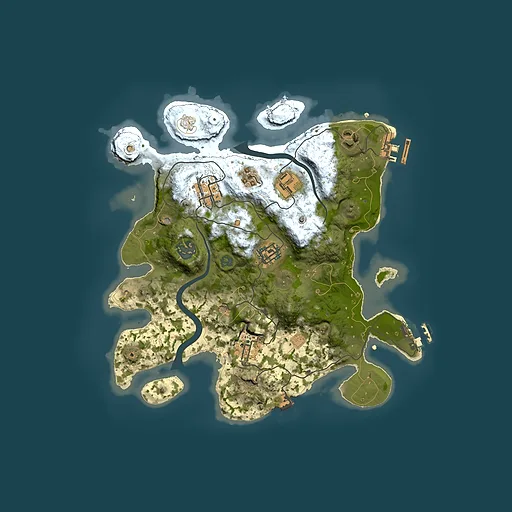 Rust map seed 1946417964, 3000x3000m top-down preview